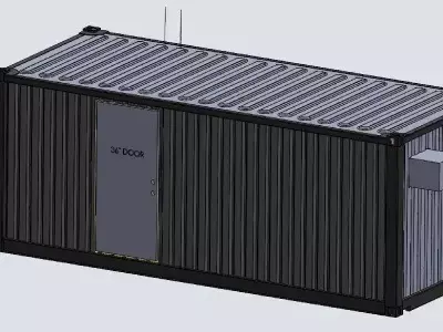 Shipping Container Workshop Conversion Concept