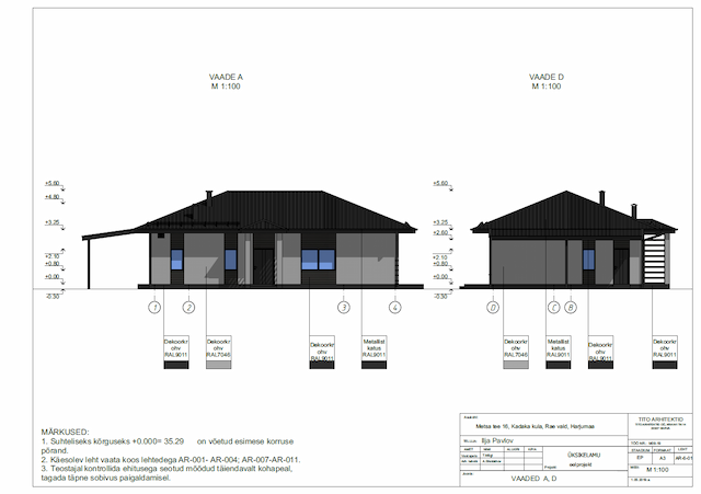 Sketch design for a customer in Estonia